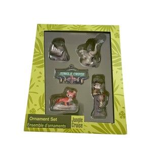 Disney Parks 2021 Magic Kingdom Jungle Cruise Christmas Ornament Box Set